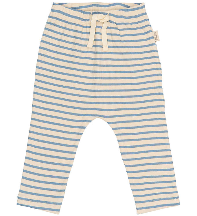 Petit Piao Bukser - Rib/Modal - PPSky - Infinity Striped Petit Piao Bukser - Rib/Modal - PPSky - Infinity Striped
