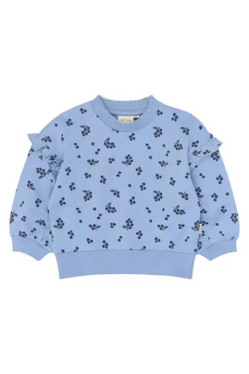 Petit Piao Gween Sweatshirt - Stonewash Blueberry - 92 CM