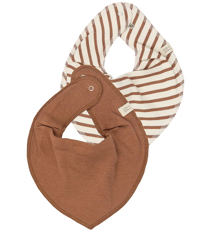Petit Piao Hagesmæk - 2-pak - PPSky - Rawhide Striped Petit Piao Hagesmæk - 2-pak - PPSky - Rawhide Striped