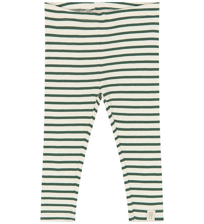Petit Piao Leggings - PPSky - Trekking Green Striped