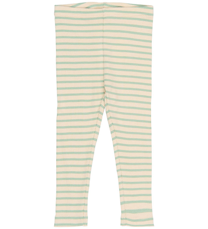 Petit Piao Leggings - Rib - Modal/Bomuld - PpSky - Frosty Green Petit Piao Leggings - Rib - Modal/Bomuld - PpSky - Frosty Green