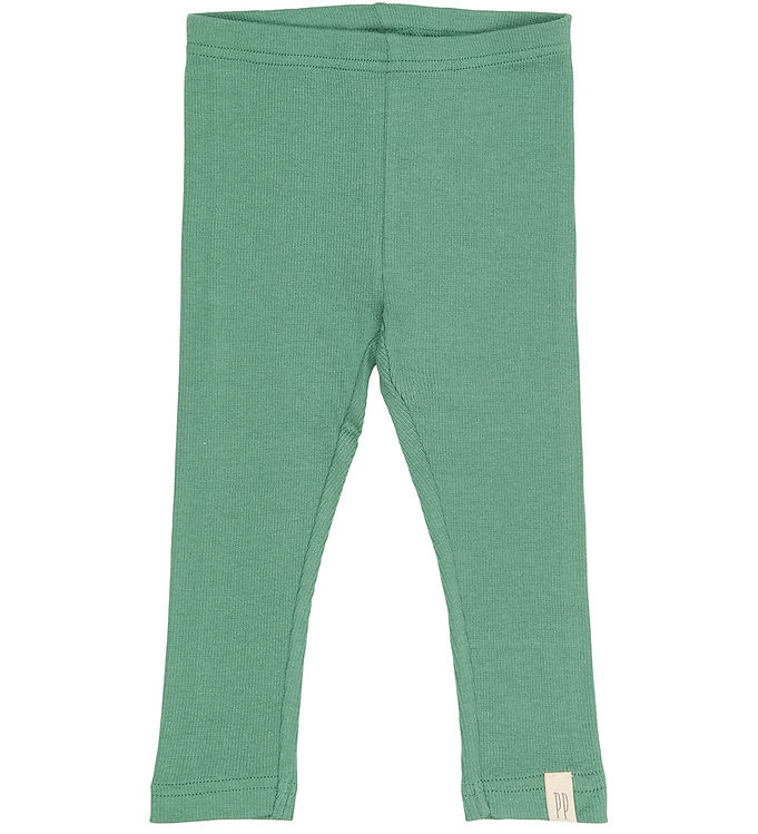 Petit Piao Leggings - Rib/Modal - PPStone - Frosty Spruce