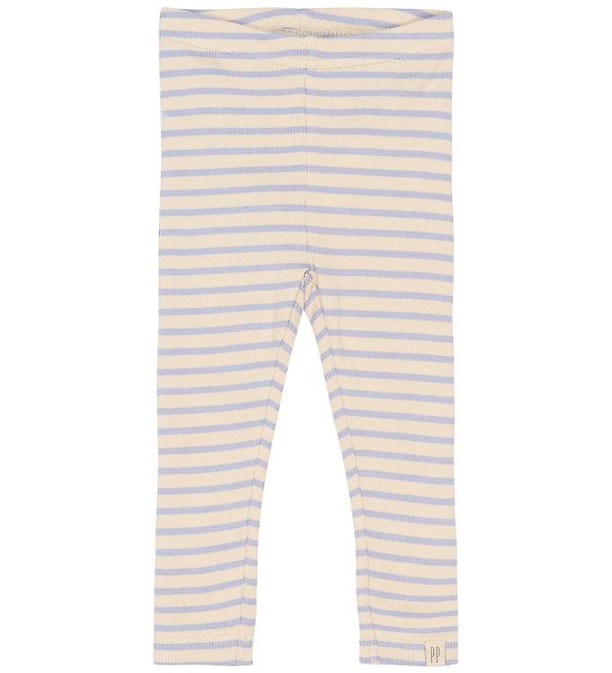 Petit Piao Leggings - Rib/Modal - PpSky - Cosmic Sky Striped