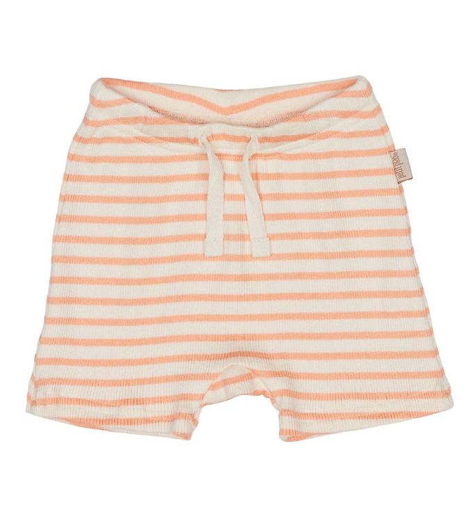 Petit Piao Shorts - Modal Striped - Peach Naught/Eggnog Petit Piao Shorts - Modal Striped - Peach Naught/Eggnog