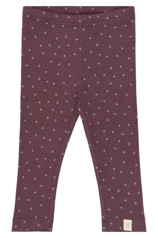 Petit Piao Sonja Leggings - Huckleberry Heart - 116 CM