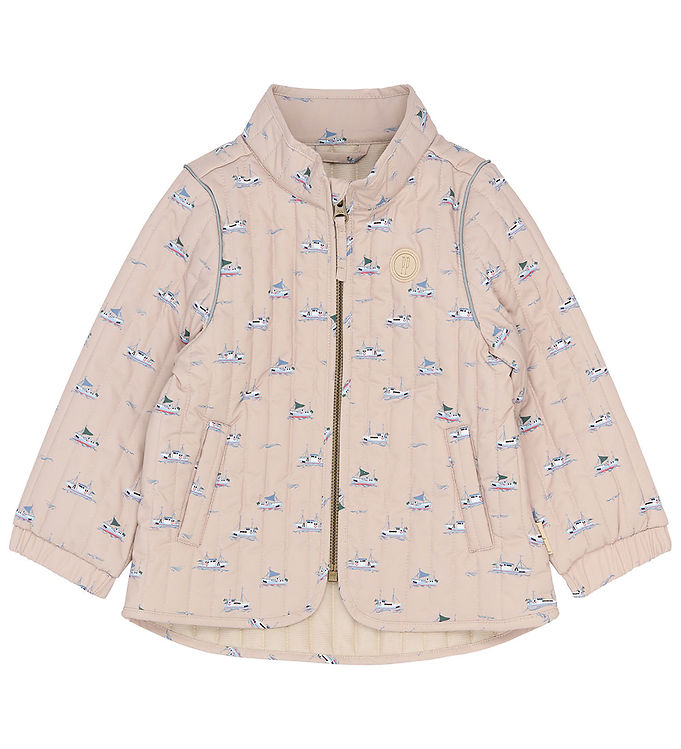 Petit Piao Termojakke - PPEver - Oxford Tan Boat AOP