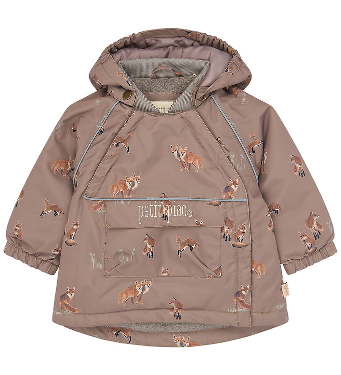 Petit Piao Vinterjakke - PPDard - Fossil Fox AOP