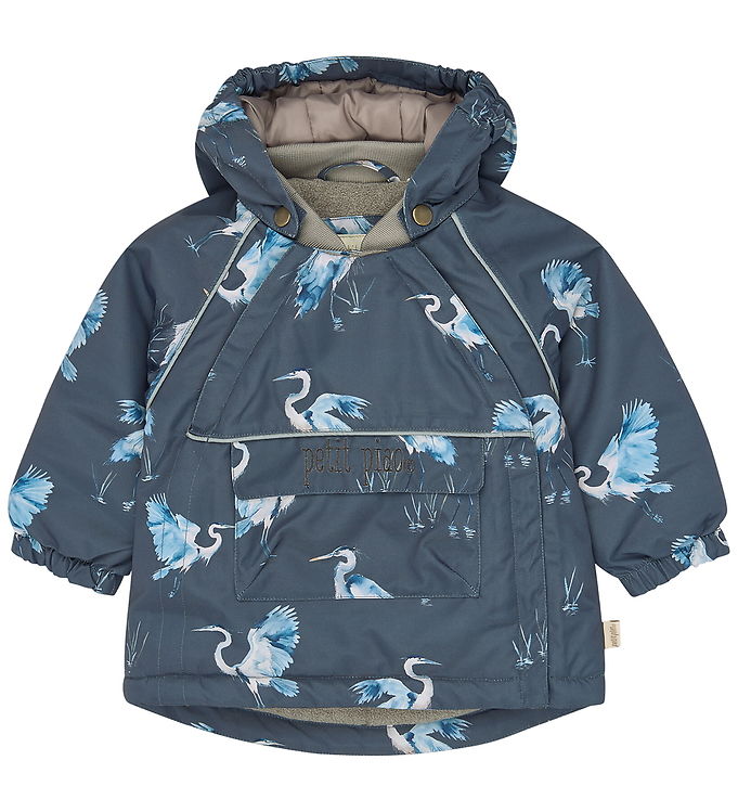 Petit Piao Vinterjakke - PPDard - Ombre Blue Herron AOP