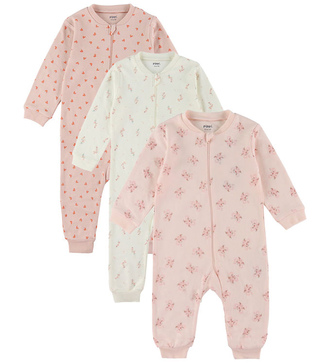 Pippi Baby Heldragt u/f - 1 stk. - Assorteret - Mønstret