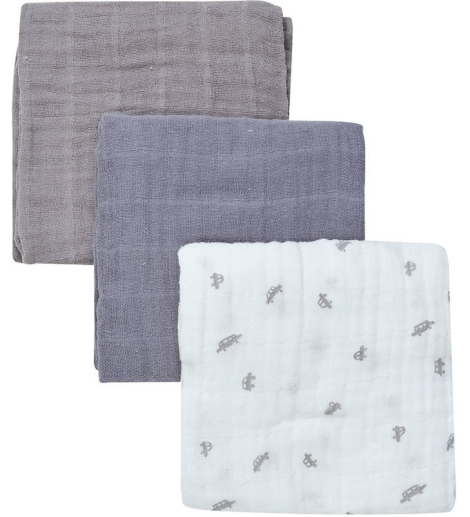 Pippi Baby Stofbleer - 3-pak - 65x65 cm - Tradewinds