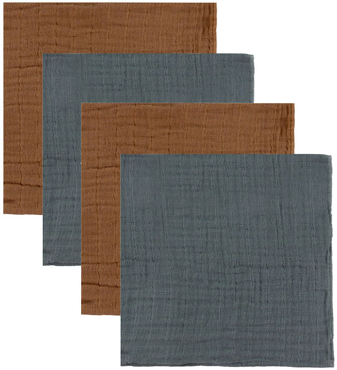 Pippi Baby Stofbleer - 4-pak - 65x65 - Indian Tan