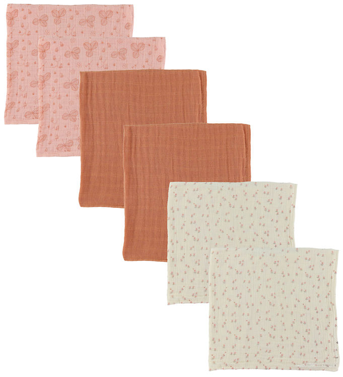 Pippi Baby Stofbleer - 6 pak - 65x65 cm - Veiled Rose