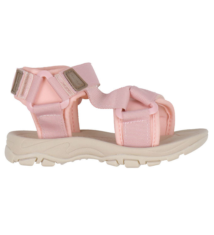 Pom Pom Sandaler - Trecking Velcro - Bright Rose Pom Pom Sandaler - Trecking Velcro - Bright Rose