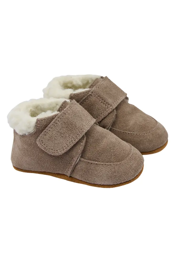 PomPom Prewalker Velcro m. For - Taupe - 27/28