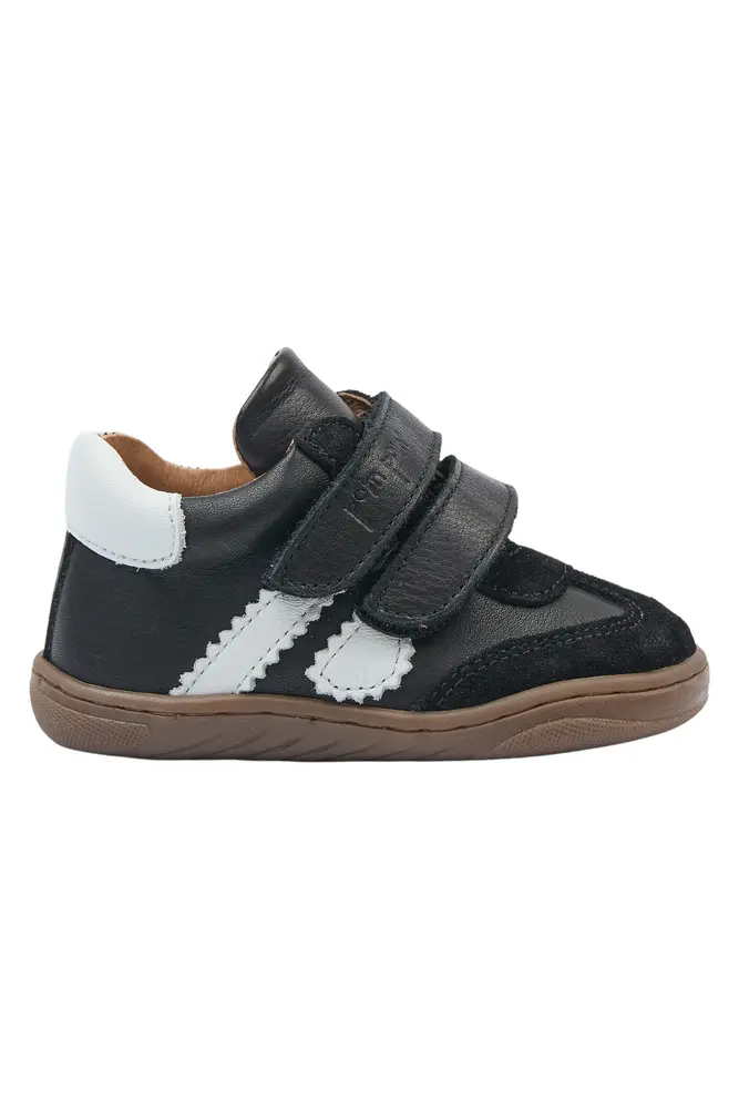 Pride Velcro Barefoot Sneaker - Black Beauty - 23