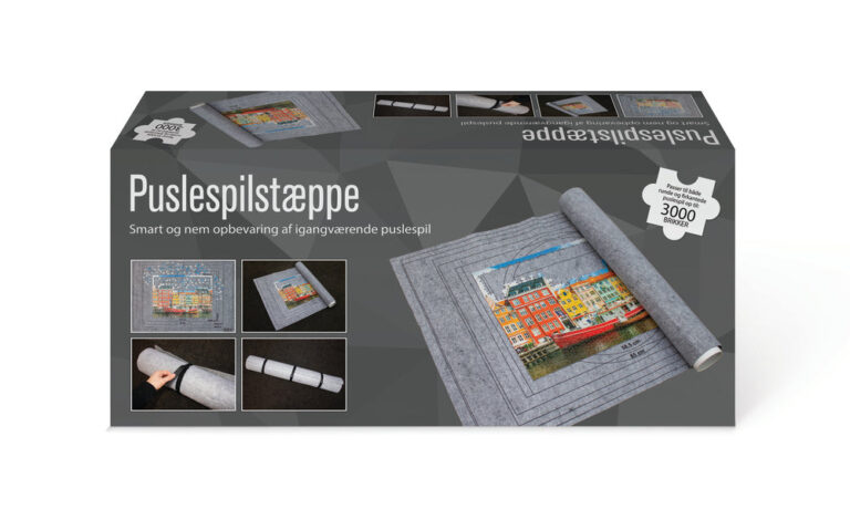 Puslespilstæppe 130x89cm