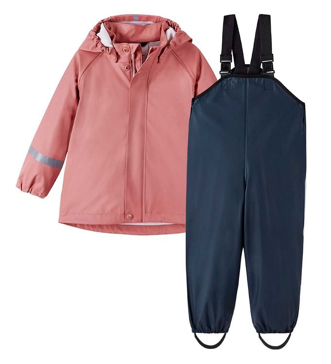 Reima Regntøj m. Seler - Tihku - PU - Rose Blush Reima Regntøj m. Seler - Tihku - PU - Rose Blush