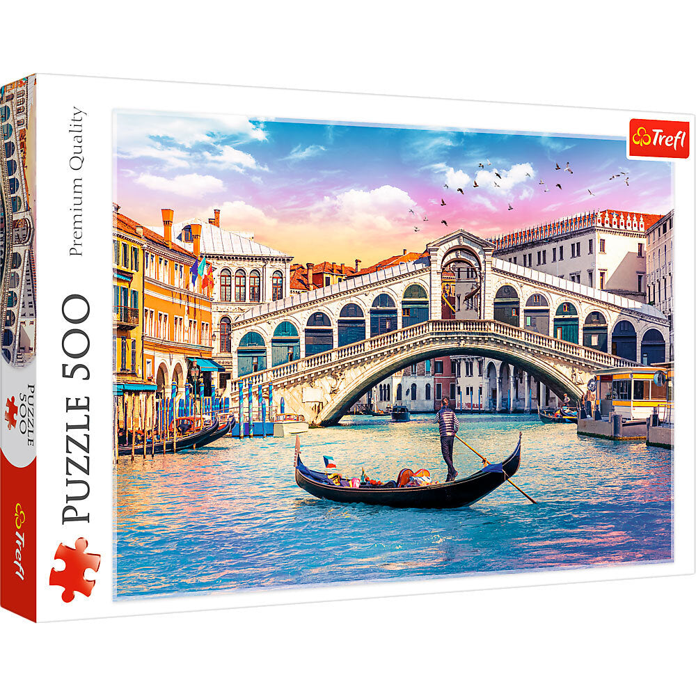 Rialto Bridge Venice 500 brikker