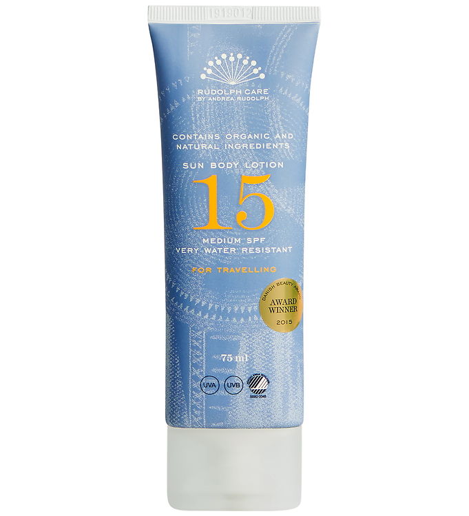 Rudolph Care Solcreme - SPF15 - 75 ml - Rejsestørrelse
