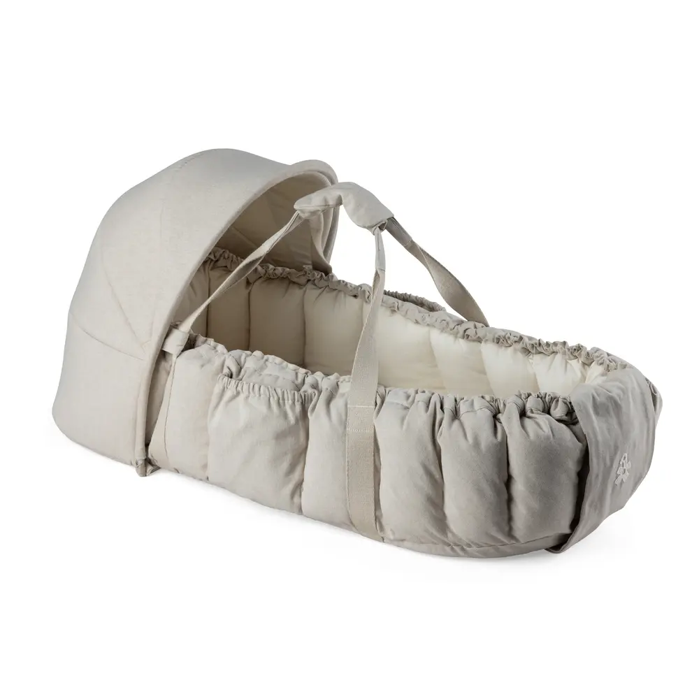 Sebra 3-i-1 Babynest + Kaleche - Morning Beige Melange