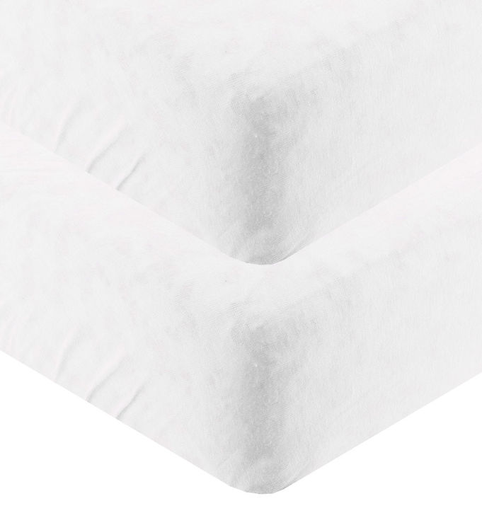 Sebra Lagener - 2-pak - Baby - 70x120 cm - Hvid