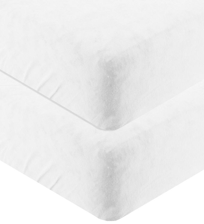 Sebra Lagener - 2-pak - Junior - 70x160 cm - Hvid
