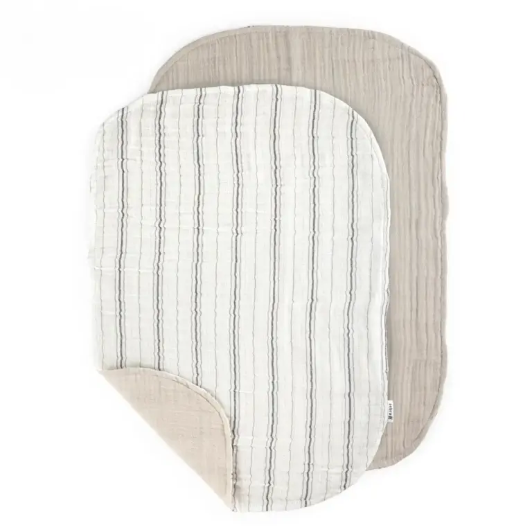 Sebra Pusleunderlag, 2 stk - Stripe