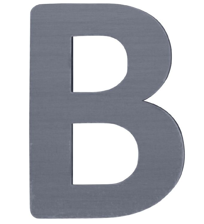 Sebra Træbogstaver - B - Grå Sebra Træbogstaver - B - Grå