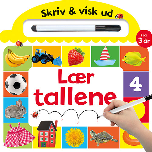Skriv og visk ud - Lær tallene Skriv og visk ud - Lær tallene