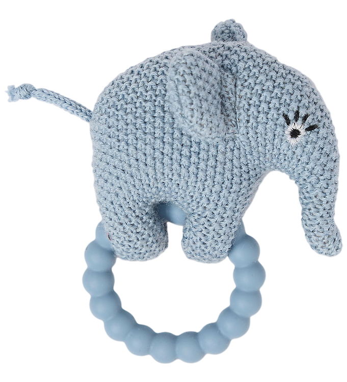 Smallstuff Rangle - Merino Uld - Elefant - Light Blue