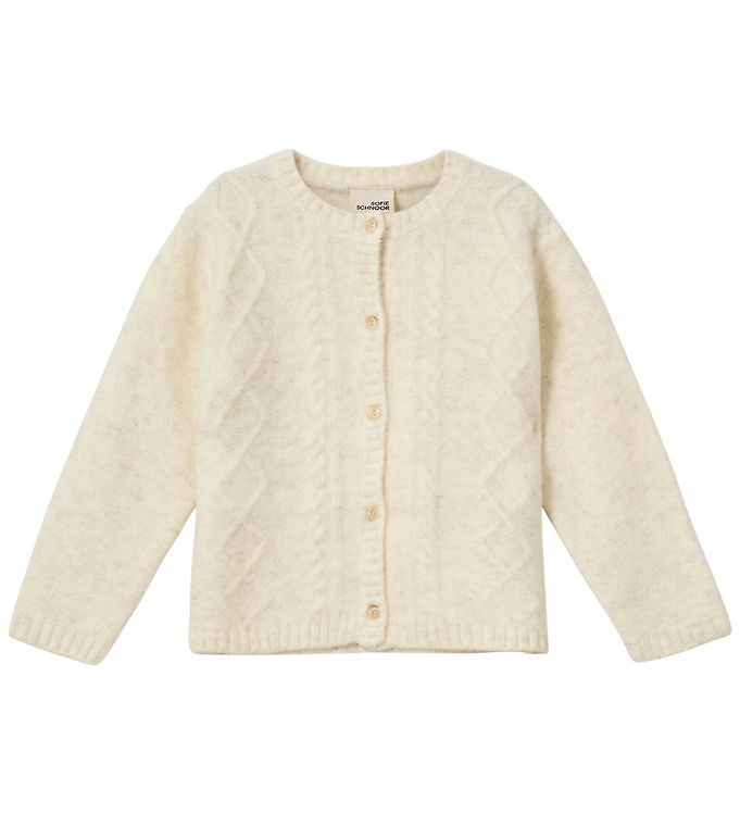 Sofie Schnoor Cardigan - Strik - HennyKB - Off White Sofie Schnoor Cardigan - Strik - HennyKB - Off White