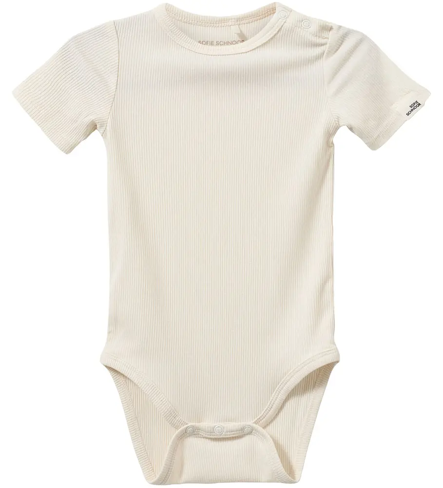 Sofie Schnoor Dicte Kortærmet Body - Off White - 62