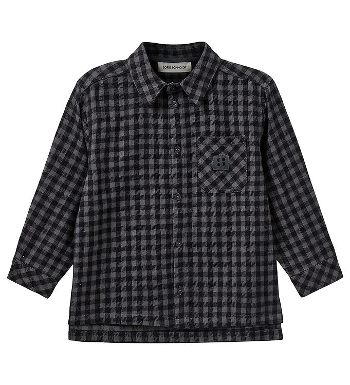 Sofie Schnoor Skjorte - Black Checked Sofie Schnoor Skjorte - Black Checked