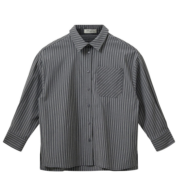 Sofie Schnoor Skjorte - Grey Striped Sofie Schnoor Skjorte - Grey Striped