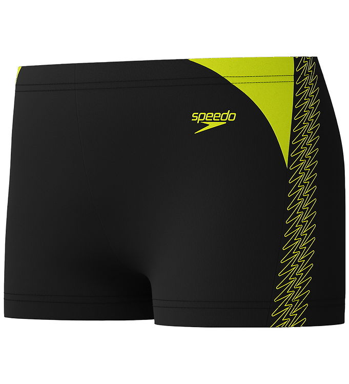 Speedo Badebukser - Hyper Boom - Sort/Gul Speedo Badebukser - Hyper Boom - Sort/Gul