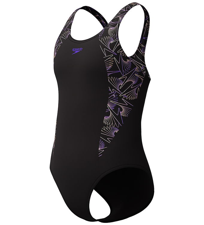 Speedo Badedragt - HyperBoom Splice Muscleback - Sort/Fersken