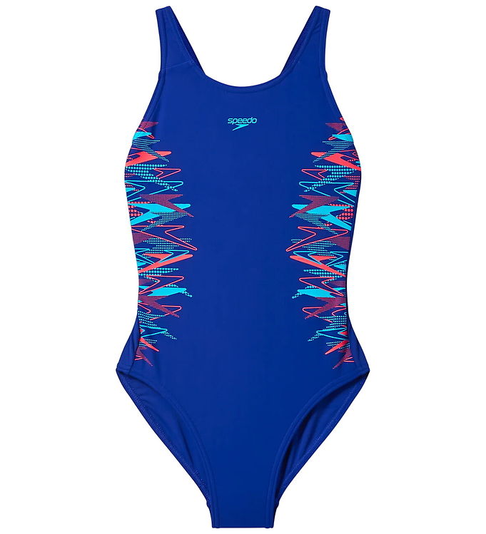Speedo Badedragt - Placement Muscleback - Night Watch/Hyper Teal Speedo Badedragt - Placement Muscleback - Night Watch/Hyper Teal