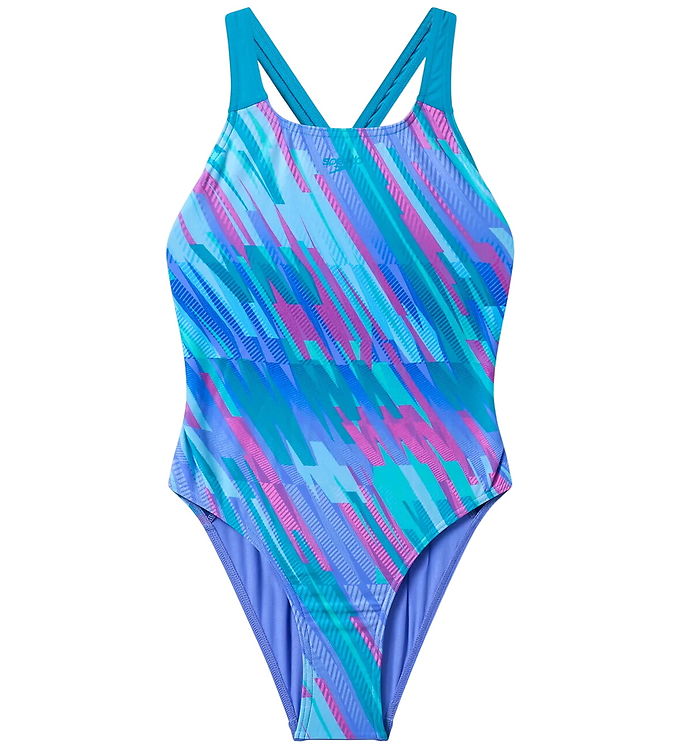 Speedo Badedragt - Powerback - Moonlight Lavender/Hyper Te