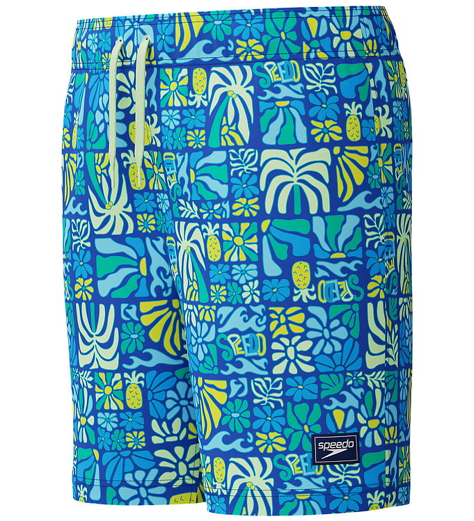 Speedo Badeshorts - Volley - Deep Sapphire m. Print