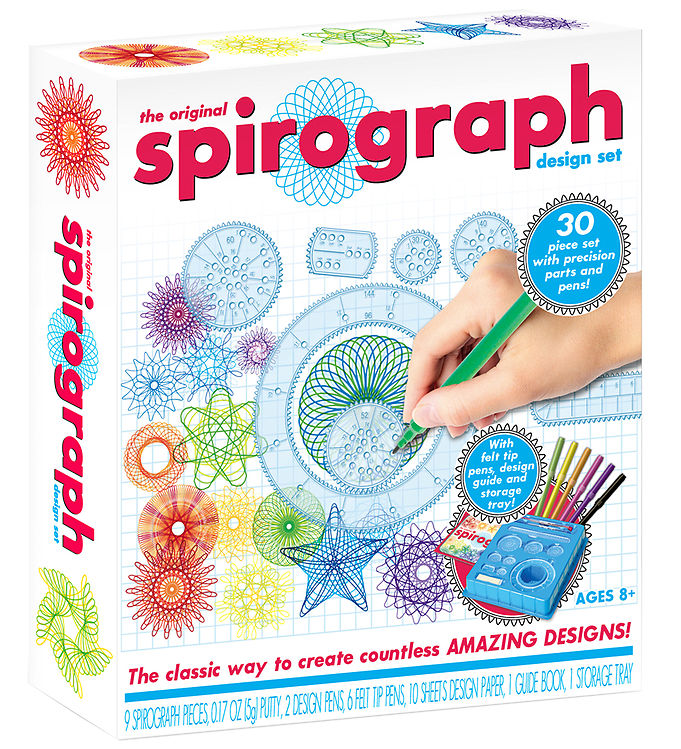 Spirograph Tegnesæt - 30 dele - Basis