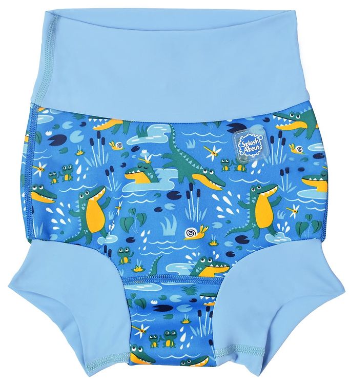 Splash About Blebadebukser - Happy Nappy - Crocodile Swa