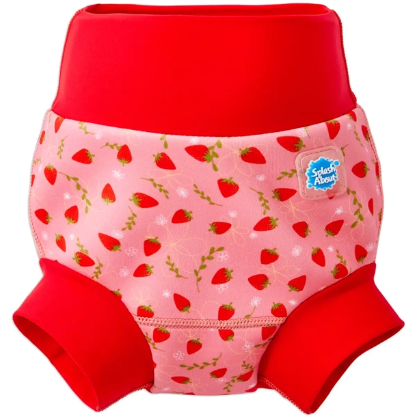 Splash About Blebadebukser - Happy Nappy - Strawberry Field