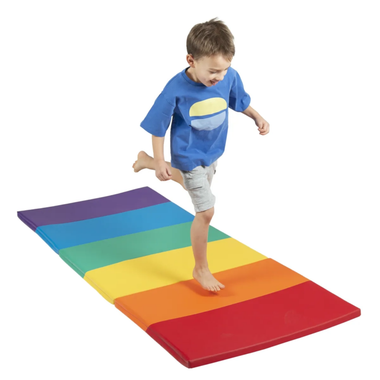 Spordas | Foldbar legemåtte - Regnbue