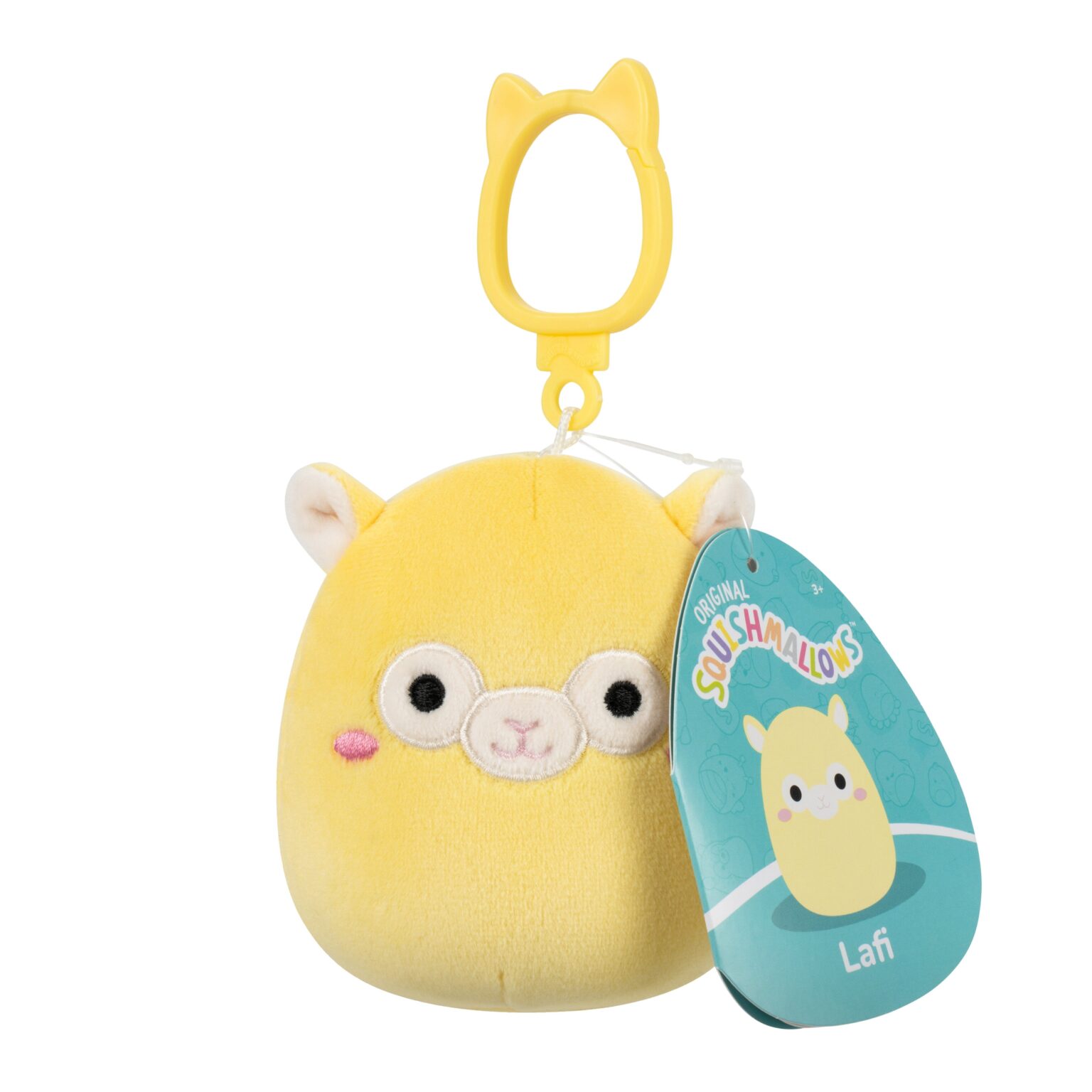 Squishmallows Bamse - 9 cm - Lafi Llama - Clip On Squishmallows Bamse - 9 cm - Lafi Llama - Clip On