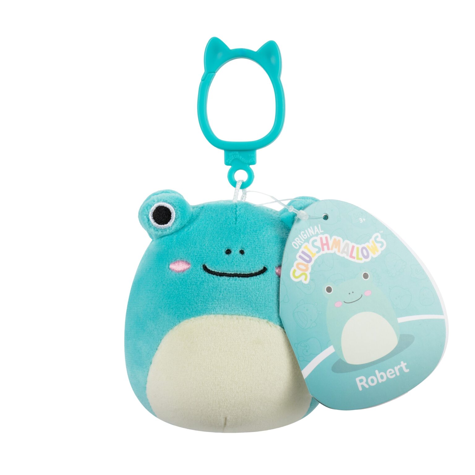 Squishmallows Bamse - 9 cm - Robert Frog - Clip On Squishmallows Bamse - 9 cm - Robert Frog - Clip On