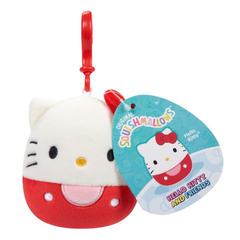 Squishmallows Clip On Hello Kitty and Friends - Hello Kitty Squishmallows Clip On Hello Kitty and Friends - Hello Kitty