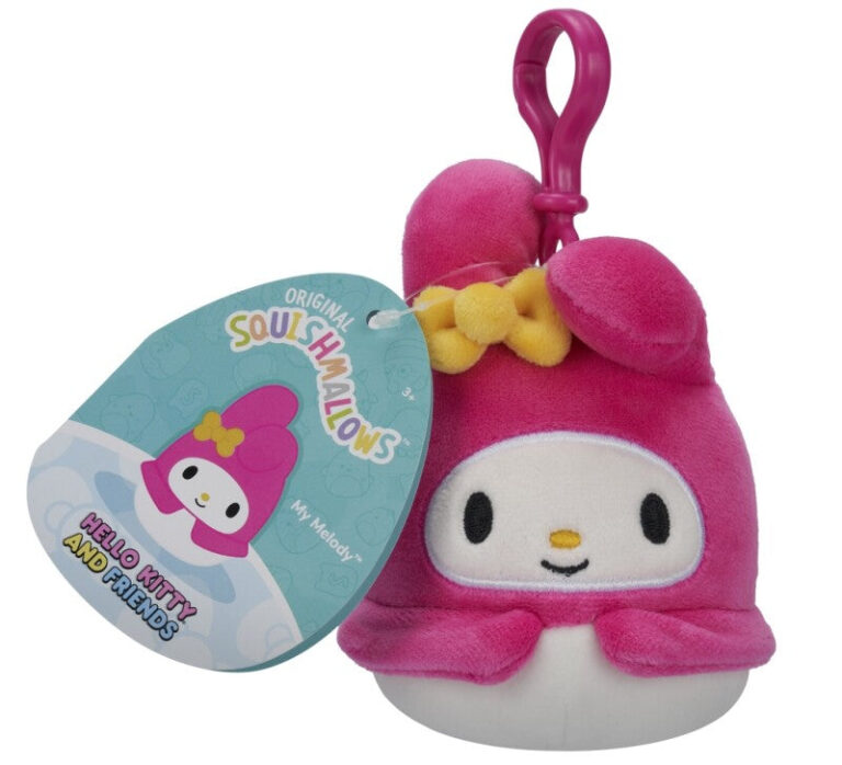 Squishmallows Clip On Hello Kitty and Friends - My Melody