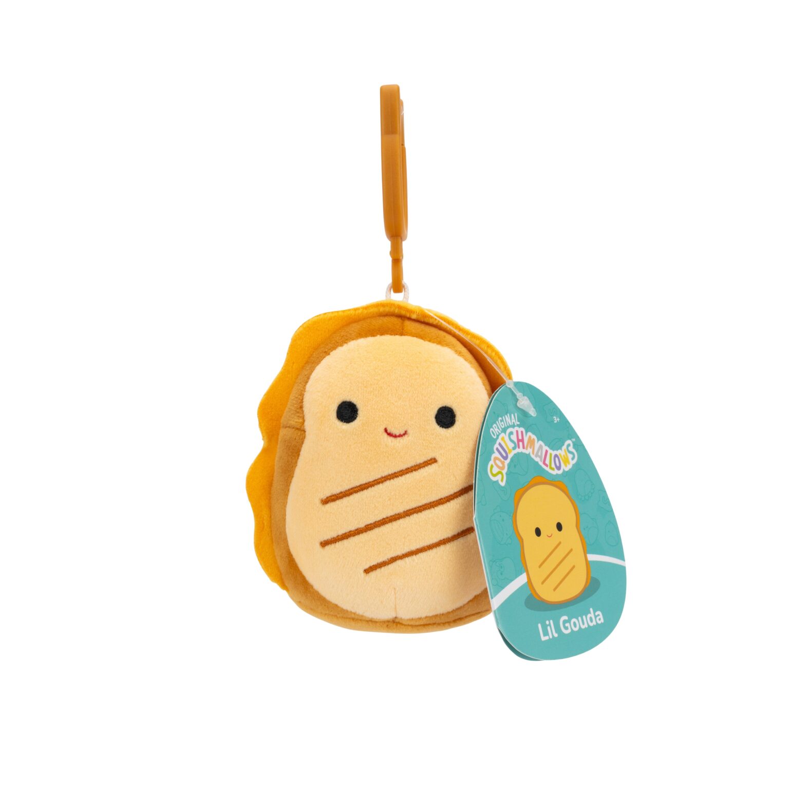Squishmallows Clip On - Lil Gouda Squishmallows Clip On - Lil Gouda
