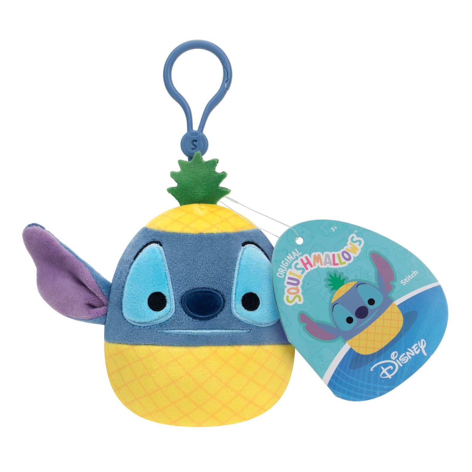 Squishmallows Clip On - Pineapple Stitch Squishmallows Clip On - Pineapple Stitch