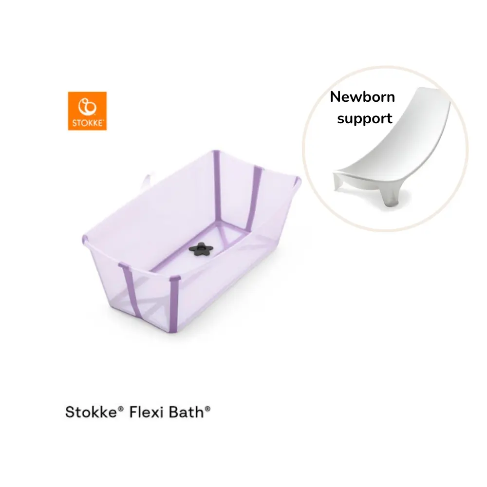 Stokke Flexi Bath inkl. Newborn Support - Lavender